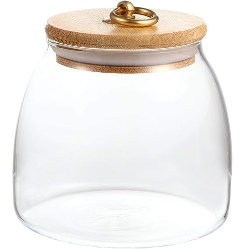 FülleMore Glas Vorratsdose Luftdicht Vorratsglas mit Deckel Küche Glasbehälter Transparent Aufbewahrungsgläser für Müsli,Kaffee,Tee,Keks,Nuss,Bohnen,Reis Kräuter,Gewürze (900ml) von FülleMore