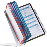 Vario® Komplett-Set Tischständer, 10 Sichttafeln von Durable