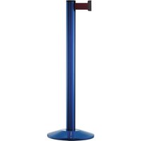 Personen-Leitsystem Classic, Ständer blau, Gurtfarbe bordeaux von Via Guide®
