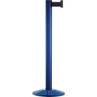 Personen-Leitsystem Classic, Ständer blau, Gurtfarbe navy von Via Guide®