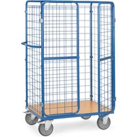 fetra® Paketwagen, Tragkraft 600 kg, Ladefläche BxT 1.200 x 800 mm, Höhe 1.800 mm, mit Dach von fetra®