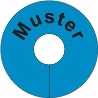 Signalringe für die Wareneingangs- und Qualitätskontrolle, "Muster", blau von EICHNER