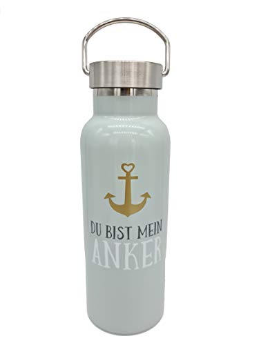 LaVida Zeit für Dich Thermoflasche to go 500 ml Du bist mein Anker … von Für dich