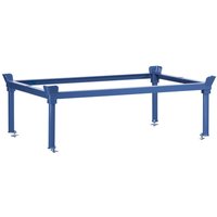 Aufsatzrahmen für fetra® Paletten-Fahrgestell, HxBxT 370 x 1.210 x 810 mm von fetra®