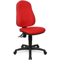 Topstar® Bürodrehstuhl Point 60, Muldensitz, rot von Topstar®