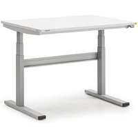 TRESTON TED-Arbeitstisch, ESD, elektrisch höhenverstellbar, HxBxT 630-1.270 x 1.100 x 800 mm von Treston