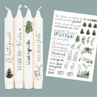 Din A4 - Kerzen-Tattoofolie Bereit Für Den Winter Kerzen/Keramik 303 Din A4 - Kerzen-Tattoofolie Bereit Für Den Winter Kerzen/Keramik 303 von FuerSelbermacher