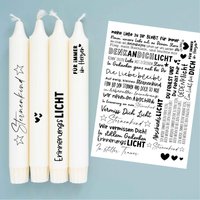 Din A4 - Kerzen-Tattoofolie Erinnerung Sternenkind Für Kerzen/Keramik 165 Din A4 - Kerzen-Tattoofolie Erinnerung Sternenkind Für Kerzen/Keramik 165 von FuerSelbermacher