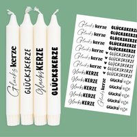 Din A4 - Kerzen-Tattoofolie Glückskerze Verschiedene Schriftarten Für Kerzen/Keramik 332 Din A4 - Kerzen-Tattoofolie Glückskerze Verschiedene Schriftarten Für Kerzen/Keramik 332 von FuerSelbermacher