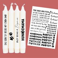 Din A4 - Tattoofolie Hundemama Für Kerzen/Keramik 382 Din A4 - Tattoofolie Hundemama Für Kerzen/Keramik 382 von FuerSelbermacher