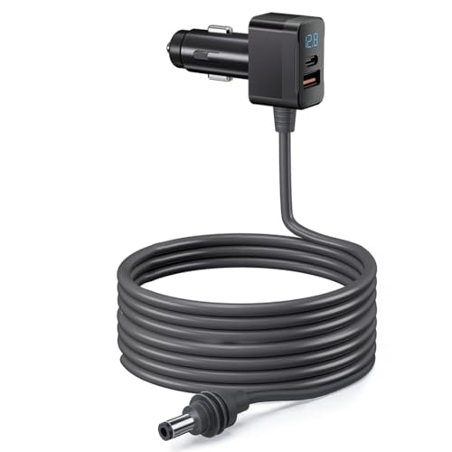 Starlink Mini Kabel, 3 in 1 Starlink Mini Stromkabel 12-24V DC Mit Digitalanzeige, 60W USB-A QC3.0 und 36W USB-C PD Anschluss, Wasserdichtes Verlängerungskabel Für Die Stromversorgung des Star Link Starlink Mini Kabel, 3 in 1 Starlink Mini Stromkabel 12-24V DC Mit Digitalanzeige, 60W USB-A QC3.0 und 36W USB-C PD Anschluss, Wasserdichtes Verlängerungskabel Für Die Stromversorgung des Star Link von Fuerdich