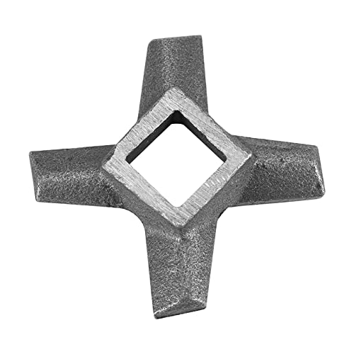 Fleischwolf-Klinge, Edelstahl-Lebensmittelwolf-Zubehör, Professionelles Küchenwolf-Klinge Mit Kreuzförmigem Design, Langlebige Konstruktion Für Lebensmittelfleisch(9mm) von Fuerdich