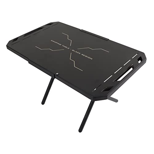Fuerdich Tragbarer Picknicktisch, Kompakter Campingtisch aus Aluminium, Klapptisch Mit Tischbein Für Strand, Hinterhof, Grillparty, Terrasse, Picknick von Fuerdich