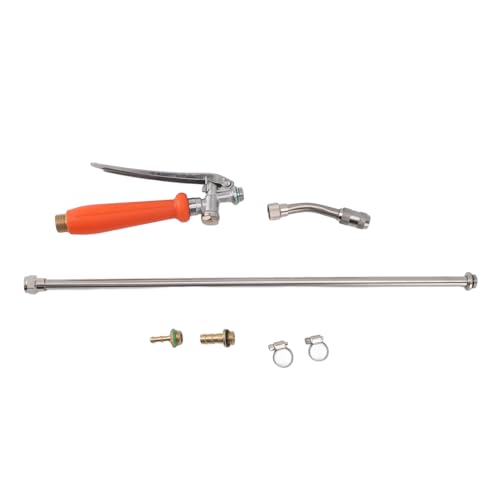 Gartenbrause Gartenbrause Zum Autowaschen, Gartenspritze Edelstahl Verstellbar Mit Kupferdüse Gartenschlauch Düse Zum Autowaschen, Pflanzen Gießen, Haustiere Duschen von Fuerdich