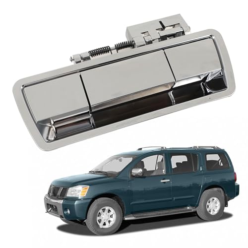 Heckklappengriff, Heckklappenverriegelung, Heckklappe-Latch-Griff Austausch, elektroplierende Heckklappe Heckklingel für Armada 2004-2015, Ersetzen Sie 90606-zz90E Heckklappengriff, Heckklappenverriegelung, Heckklappe-Latch-Griff Austausch, elektroplierende Heckklappe Heckklingel für Armada 2004-2015, Ersetzen Sie 90606-zz90E von Fuerdich