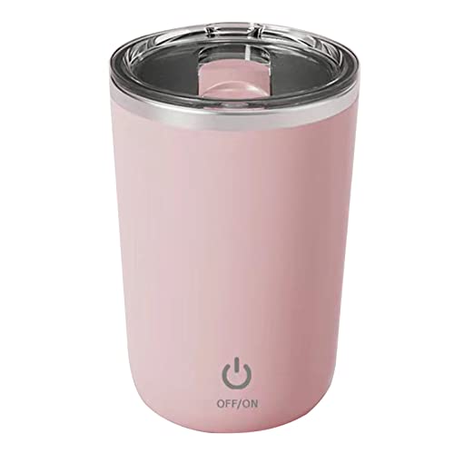 Selbst rührende Becher, selbstmischende Kaffeetasse, 350 ml USB -Leckdosen Edelstahl Elektrische Mischung Tasse, Fahrt Tasse Fahrt automatisch rührende Tasse mit Deckel für (2) von Fuerdich