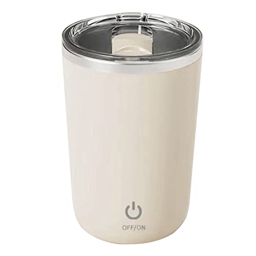 Selbst rührende Becher, selbstmischende Kaffeetasse, 350 ml USB -Leckdosen Edelstahl Elektrische Mischung Tasse, Fahrt Tasse Fahrt automatisch rührende Tasse mit Deckel für (3) von Fuerdich