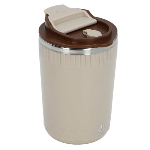 Selbst rührende Becher, selbstmischende Kaffeetasse, 380 ml USB -Leckdeckel Tragbare elektrische Mischtasse, Fahrt Tasse Fahrt automatisch rühren Tasse mit Strohhalm für (2) von Fuerdich