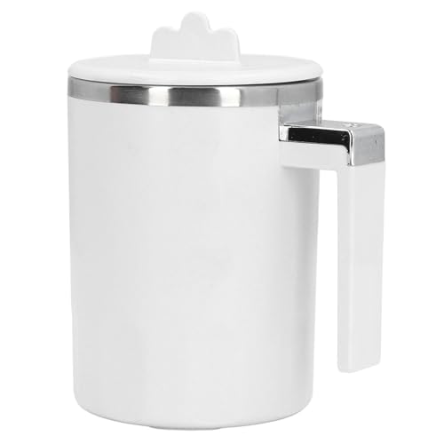 Selbst rührende Tasse, selbstmischende Kaffeetasse, 350 ml USB -Temperaturanzeige Edelstahl Elektrische Mischung Tasse, Fahrt Magnetische automatische Rührtasse für Kaffeesaft Tee (1) von Fuerdich