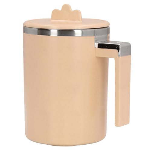 Selbst rührende Tasse, selbstmischende Kaffeetasse, 350 ml USB -Temperaturanzeige Edelstahl Elektrische Mischung Tasse, Fahrt Magnetische automatische Rührtasse für Kaffeesaft Tee (2) von Fuerdich