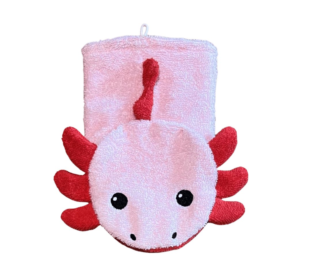 Fürnis Waschlappen Bio Waschlappen Meeres Tieren Axolotl von Fürnis