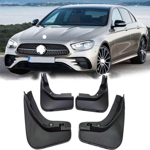 Fufizu 4 Stück Auto Schmutzfänger für Mercedes Benz E-Class W213 2021-2023 4Pcs,E-Class W213,Vorne und Hinten Spritzschutz Spritzfest Dekoration Auto Styling Zubehör von Fufizu