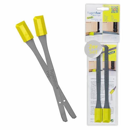 FUGENFUX® SMALL NEU | Spezial-Fugenabzieher für kleine Fugen | 2er-Set mit 4,3 & 5,3mm Größen | Revolutionäre Zauberspitze für Engste Stellen (Modell 2024) von Fugenfux