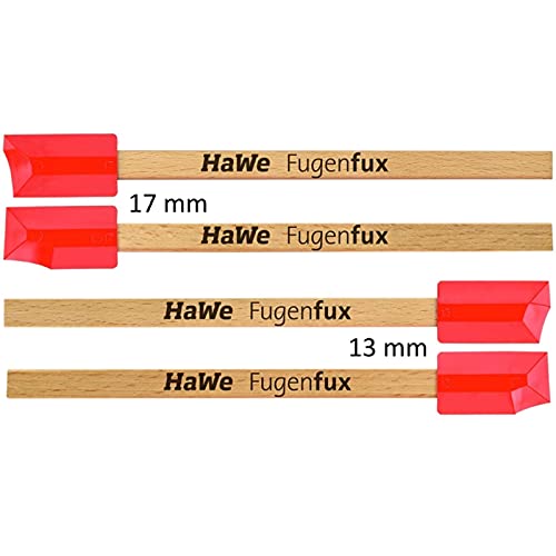 HaWe Fugenfux 14.042 Fenster-Türen-Anschlüsse, Multitool. Fugenabzieher 4-teilig für dezente Fugen von Fugenfux