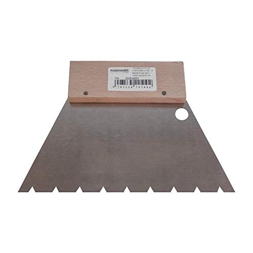 Fugodicht Leim Klebstoff Zahnspachtel Bodenleger Normalstahl B5 14.4x5.6mm gezahnt 180mm Fugodicht Leim Klebstoff Zahnspachtel Bodenleger Normalstahl B5 14.4x5.6mm gezahnt 180mm von Fugodicht