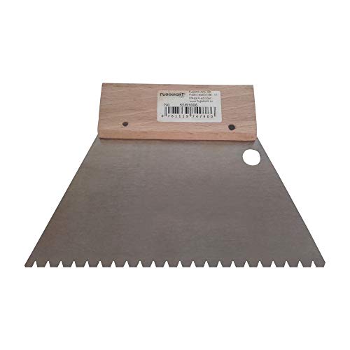 Fugodicht Leim Klebstoff Zahnspachtel Bodenleger Normalstahl B6 5.0x4.0mm gezahnt 180mm Fugodicht Leim Klebstoff Zahnspachtel Bodenleger Normalstahl B6 5.0x4.0mm gezahnt 180mm von Fugodicht