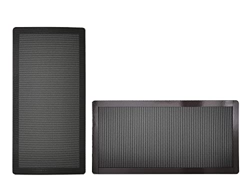 120 mm x 2 PC Computer Gehäuselüfter Staubfilter Bildschirm staubdichte Schutzhülle mit Magnet ultrafeines PVC Netz, schwarz Farbe – 2 Stück 120 mm x 2 PC Computer Gehäuselüfter Staubfilter Bildschirm staubdichte Schutzhülle mit Magnet ultrafeines PVC Netz, schwarz Farbe – 2 Stück von Fuhengli