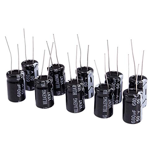 Fuhjythy 10 Stueck 50V 680uF 105C Radial Leiter Elektrolytisch Kondensator 13mm x 20mm Fuhjythy 10 Stueck 50V 680uF 105C Radial Leiter Elektrolytisch Kondensator 13mm x 20mm von Fuhjythy