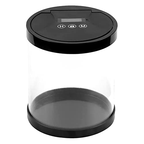 Fuhjythy Elektronische Zeitverriegelung Box Timer Lock Container Multi Funktion Time Lock Box Mülleimer für Spielzeug Handys Keine Batterie Schwarz von Fuhjythy