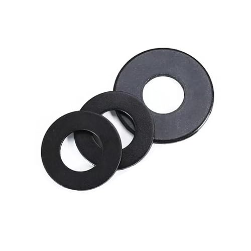 Große Unterlegscheiben Set, M4 Sicherungsscheiben Sortiment Kit, Kohlenstoffstahl Penny Unterlegscheiben, Reparatur Runde Metall Chrom Unterlegscheibe für Schrauben M4x12x1.0mm von Fuikupe