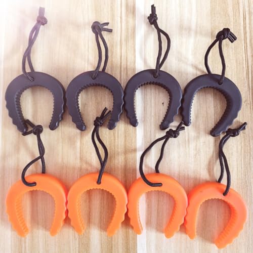 Türstopper aus Gummi, für Ersthelfer, taktischer Polizei-Türstopper, mit Nylonschnurbefestigungen für Feuerwehrmann und medizinische Notdienste, Zubehör, 8 Stück Türstopper aus Gummi, für Ersthelfer, taktischer Polizei-Türstopper, mit Nylonschnurbefestigungen für Feuerwehrmann und medizinische Notdienste, Zubehör, 8 Stück von Fuikupe