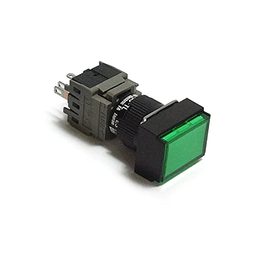 AH165-TLG11E3 | FUJI PUSHBUTTON SWITCH, FLUSH RECTANGULAR HEAD GREEN 1NO+1NC 24VDC LED AH165-TLG11E3 | FUJI PUSHBUTTON SWITCH, FLUSH RECTANGULAR HEAD GREEN 1NO+1NC 24VDC LED von Fujifilm