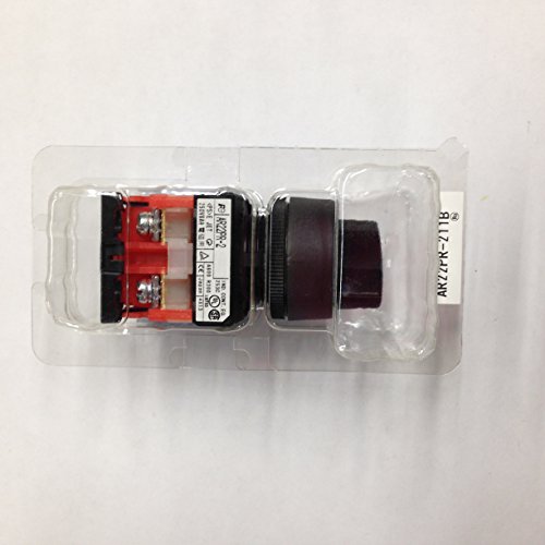AR22PR-211B | FUJI SELECTOR SWITCH, 2 POS MAINTAINED 1NO+1NC BLACK von Fujifilm