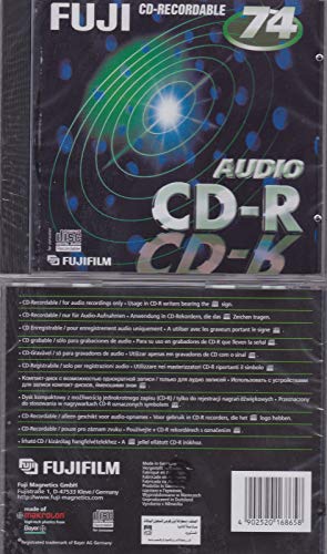Fuji Audio CD- R 74 for Audio CD Recorder 1 Stück von Fujifilm