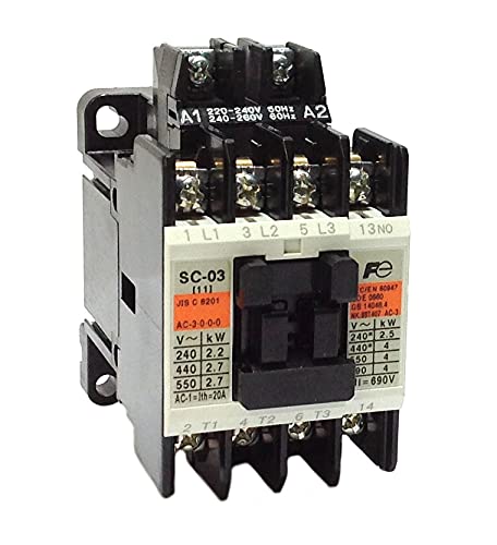 SC03-1A/24VAC | SC11AA-E10 | FUJI 1A AC24V CONTACTOR 1 N/O AUX (4KW AC3 380/440V) von Fujifilm