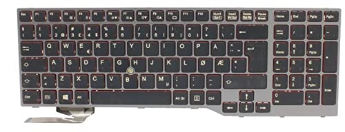 Fujitsu Keyboard Black (Danish), FUJ:CP631069-XX von Fujitsu