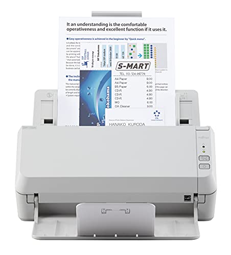 Fujitsu SP-1125N 25ppm Ethernet USB 3.2 A4 Duplex ADF Office Scanner Schwarz Einheitsgröße von Fujitsu