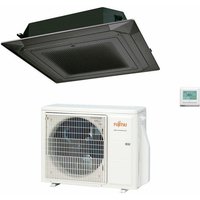 Klimaanlage Fujitsu Cassette 4-Way ECO KR Circular Flow 18000 Btu R-32 cod. 3NGF88660 Schwarz Schwarz AUXG18KRLB - NEU von Fujitsu