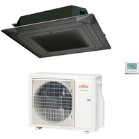 Klimaanlage Fujitsu Cassette 4-Way eco kr Circular Flow 45000 Btu R-32 cod. 3NGF88455 Schwarz Schwarz AUXG45KRLB - neu von Fujitsu