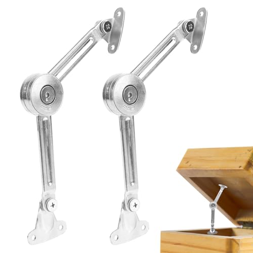 28stk Scharnierset mit -Funktion für Spielzeugkisten, Inklusive Verbindungsstücken Schrauben Unterlegscheiben und Schraubenschlüsseln Aufbewahrungsbänke und hochklappbare Schranktüren 28stk Scharnierset mit -Funktion für Spielzeugkisten, Inklusive Verbindungsstücken Schrauben Unterlegscheiben und Schraubenschlüsseln Aufbewahrungsbänke und hochklappbare Schranktüren von Fukaisu