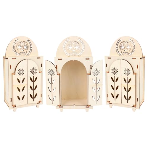 Fukaisu 3stk Dia De Los Muertos Altar Ofrenda Box, Schattenkasten zum Tag der Toten mit Papel Picado Fräsungen Erinnerung Bilderrahmen für Home Altar Dekorationen Fukaisu 3stk Dia De Los Muertos Altar Ofrenda Box, Schattenkasten zum Tag der Toten mit Papel Picado Fräsungen Erinnerung Bilderrahmen für Home Altar Dekorationen von Fukaisu