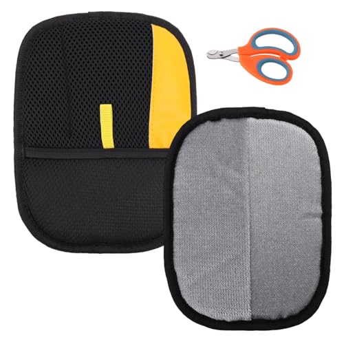 Fukaisu Elektrostatische Tierhaarentfernungshandschuhe, wiederverwendbare Hunde- und Katzenhaarentferner-Handschuhe mit Nagelknipser, verbessertes Tierfellentfernungswerkzeug, Fellpflege-Handschuh für von Fukaisu