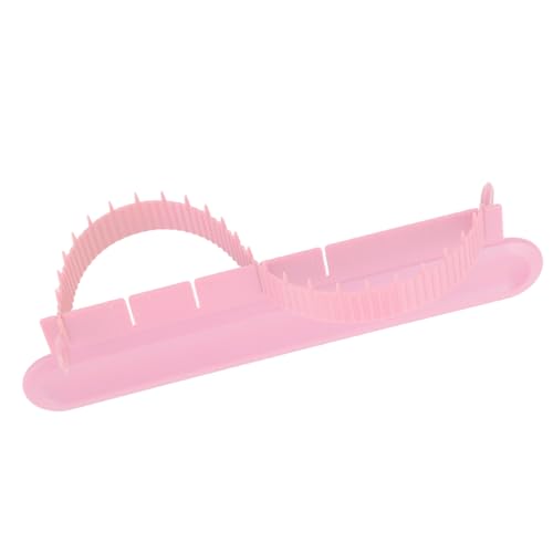 Fukaisu Kuchenbogen Führungswerkzeug, Premium Verstellbares Fondant Kuchenbogen-Lineal Praktisches Backwerkzeug-Zubehör Geeignet für Küche zu Hause Bäckerei (Rosa) von Fukaisu