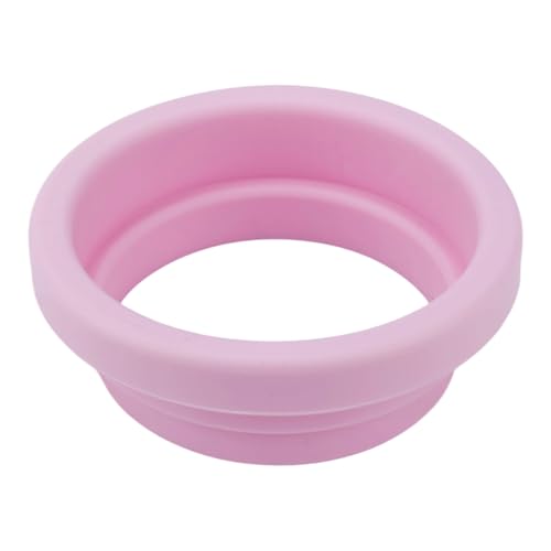 Silikonring für Stanley-Edelstahlbecher mit 30 oz und 40 oz, Wiederverwendbare Weiche Silikonhülle Eiskaffeebecher Auslaufsicherer Deckel für Kalte Heiße Getränke Getränkeabdeckung(Pink) von Fukaisu