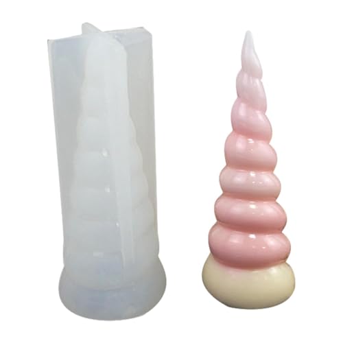 Fukamou Kerzenform Aus Silikon, Konische Geometrische -Kerzenherstellungs-Silikonform Für Frauen, Männer, Abstrakte Gebogene Säule -Tischdekoration Seifenform Für Zuhause, Robust Fukamou Kerzenform Aus Silikon, Konische Geometrische -Kerzenherstellungs-Silikonform Für Frauen, Männer, Abstrakte Gebogene Säule -Tischdekoration Seifenform Für Zuhause, Robust von Fukamou