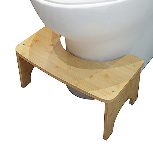 Fukamou Toilettenhocker, Holz Klohocker, Toilette Töpfchen Schritt Hocker, Kack Hocker Für Erwachsene Kinder von Fukamou